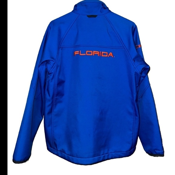 Columbia Florida Gators Blue Softshell Full Zip Jacket Mens Small - Picture 4 of 6